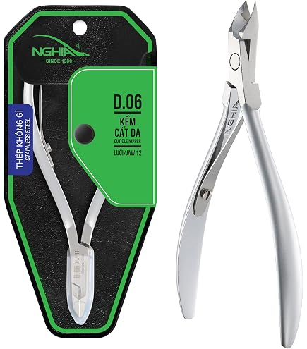 Amazon.com: NGHIA Cuticle Nipper - D-09 JAW 12 | Stainless Steel